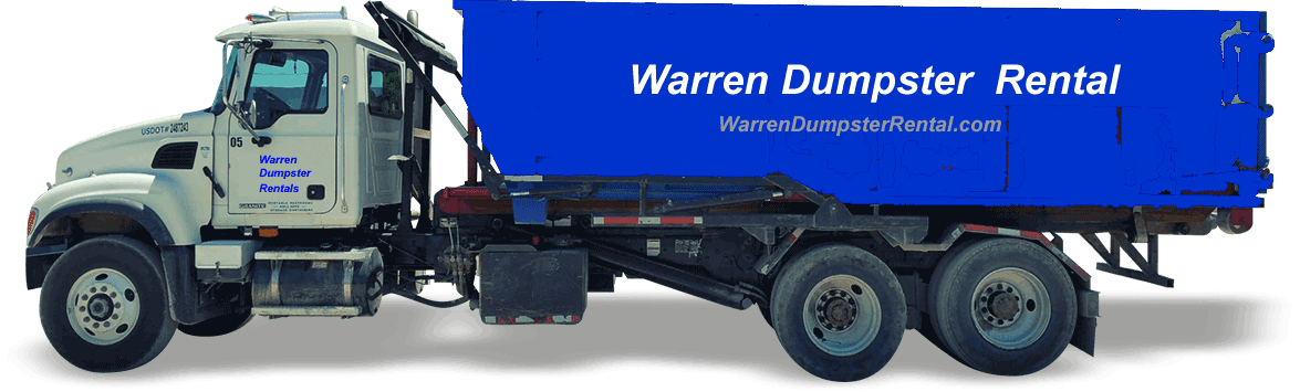 Rent a dumpster from Warren Dumpster Rental.